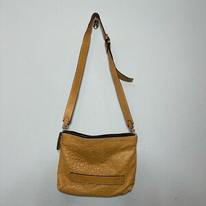 Maxon Tan Leather Crossbody Bag made in Italy